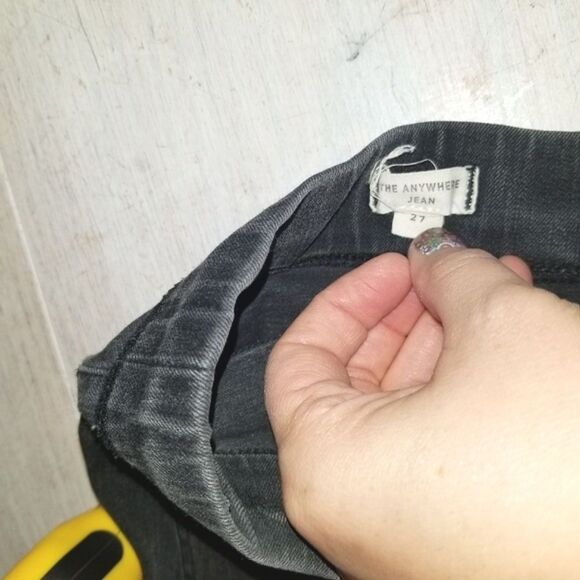 Madewell Black Anywhere Skinny Jeans 27 - Picture 4 of 9
